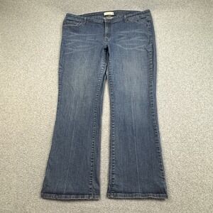 Levi's 590 Bootcut Jeans Womens 22M‎ (44x31) Blue Denim 5-Pockets Cotton Stretch